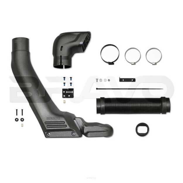 Snorkel, wlot powietrza z silikonowym przewodem Bravo