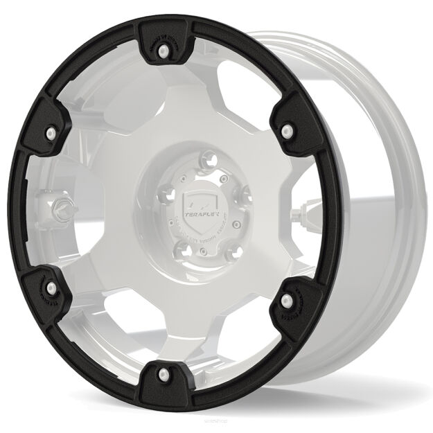 Obręcz zabezpieczająca rant felgi Nomad czarna TeraFlex - Jeep Wrangler JL