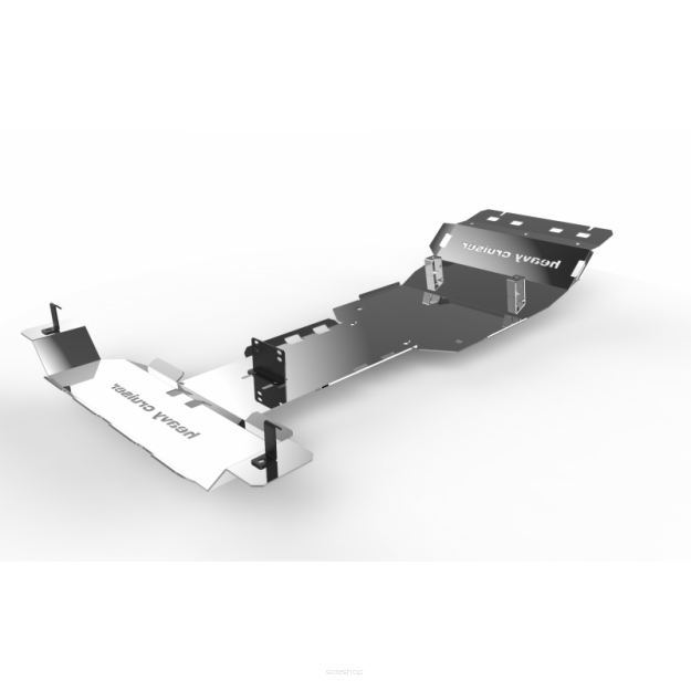 Zestaw aluminiowych osłon układu napędowego Toyota FJ Cruiser 2006