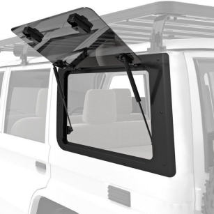 Okno uchylne z szybą Lewe Gullwing Toyota LC 76 Front Runner