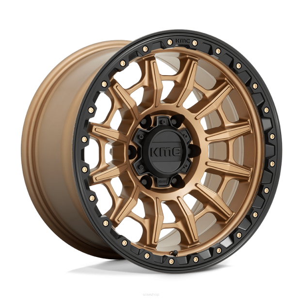 Felga aluminiowa KM547 CARNAGE Matte Bronze W/ Black Lip KMC