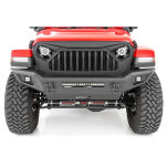 Zderzak z płytą osłonową i oświetleniem full przód Rough Country - 4