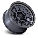 Felga aluminiowa BR021 MONDO Matte Gunmetal W/ Gloss Gray Lip BLACK RHINO - 3