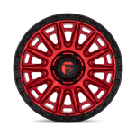 Felga aluminiowa D834 CYCLE Candy Red W/ Black Ring FUEL - 3