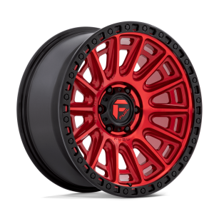 Felga aluminiowa D834 CYCLE Candy Red W/ Black Ring FUEL