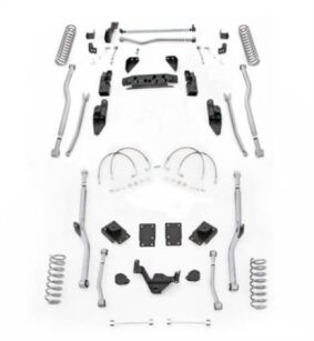 4,5" Extreme Duty Long Arm Lift Kit 4 Link Przód / Radius Tył RUBICON EXPRESS - Jeep Wrangler JK 4 drzwi