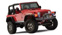 Poszerzenia nadkoli Bushwacker Flat Style - Jeep Wrangler TJ - 2
