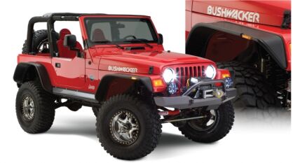 Poszerzenia nadkoli Bushwacker Flat Style - Jeep Wrangler TJ