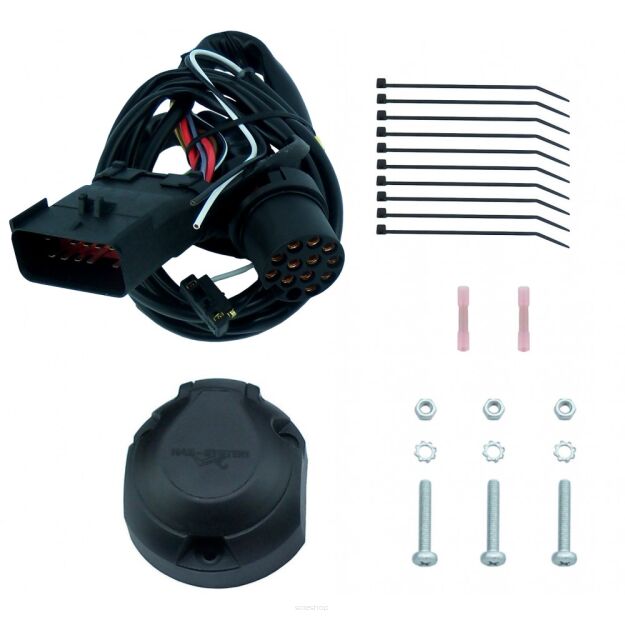 Wiązka przewodów do mocowania haka 13 PIN HAK-SYSTEM