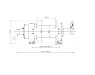 Husar Winch Wyciągarka hydrauliczna BST H 45000lbs Pomocy drogowej 20T / 40T - 4