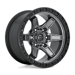 Felga aluminiowa D698 KICKER Matte Gun Metal Black Bead Ring FUEL