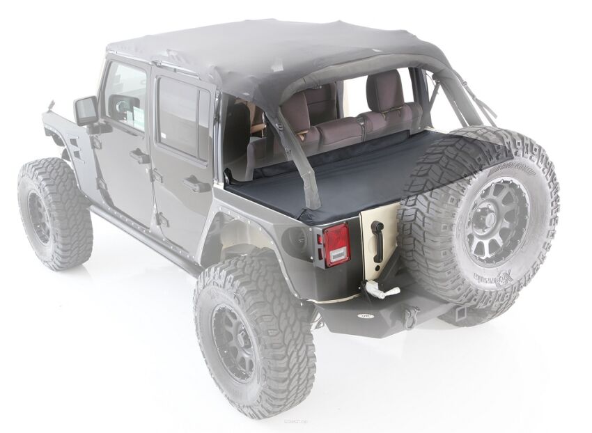 Pokrycie bagażnika czarne SMITTYBILT - Jeep Wrangler JK 4 drzwi