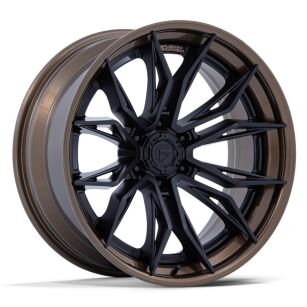 Felga aluminiowa FC404 MUTINY Matte Black w Gloss Bronze Lip FUEL