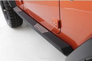 Progi, stopnie stalowe SMITTYBILT Atlas - Jeep Wrangler JK 2 drzwi