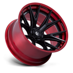 Felga aluminiowa FC402 CATALYST Matte Black W/ Candy Red Lip FUEL - 3