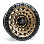Felga aluminiowa D634 Zephyr Matte Bronze/Black Bead Ring Fuel - 3