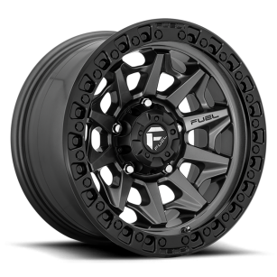 Felga aluminiowa D716 Covert Matte GUN Metal Black Bead Ring Fuel