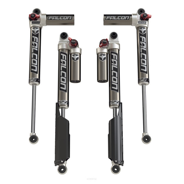 Zestaw amortyzatorów Falcon SP2 3.3 Fast Adjust Piggyback Lift 0-1,5