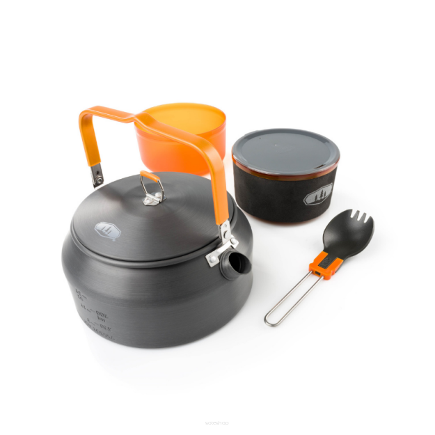 Czajnik z zestawem naczyń turystycznych Halulite Ketalist GSI