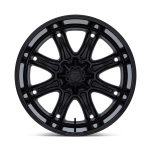 Felga aluminiowa DARKSTAR Matte Black W/ Gloss Black Lip FUEL - 3