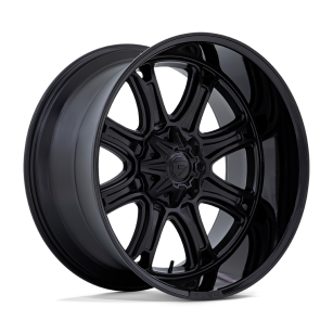 Felga aluminiowa DARKSTAR Matte Black W/ Gloss Black Lip FUEL