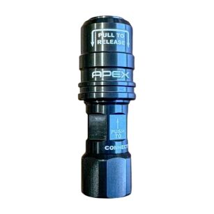 Końcówka High Flow Push-On Chuck 1/4" żeńska Dual Flow Apex