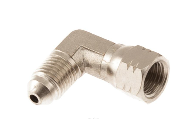 Kolanko 90 stopni z JIC-04 (M) na JIC-04 (F) - 2 sztuki