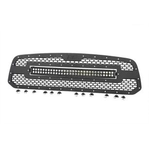 Grill z Podwójną Lampą LED 30" Black Series Rough Country - Dodge RAM 1500 13-18