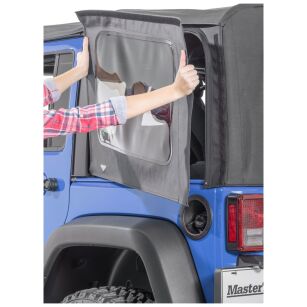 Zestaw tylnych bocznych szyb MasterTop do fabrycznego soft topu Mopar