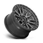 Felga aluminiowa D680 Rebel Matte GUN Metal Black Bead Ring Fuel - 3