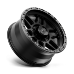 Felga aluminiowa KM544 MESA Satin Black W/ Gloss Black Lip KMC - 2