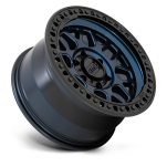 Felga aluminiowa KM549 GRS Midnight Blue W/ Gloss Black Lip KMC - 2