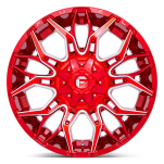 Felga aluminiowa D771 Twitch Candy RED Milled Fuel - 3