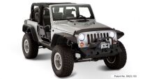 Poszerzenia nadkoli Bushwacker Flat Style - Jeep Wrangler JK 2 drzwi - 2
