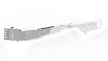 Komplet osłon podwozia OFFROAD Toyota Land Cruiser 100 J100 4.7 v8 1998-2007 aluminiowy