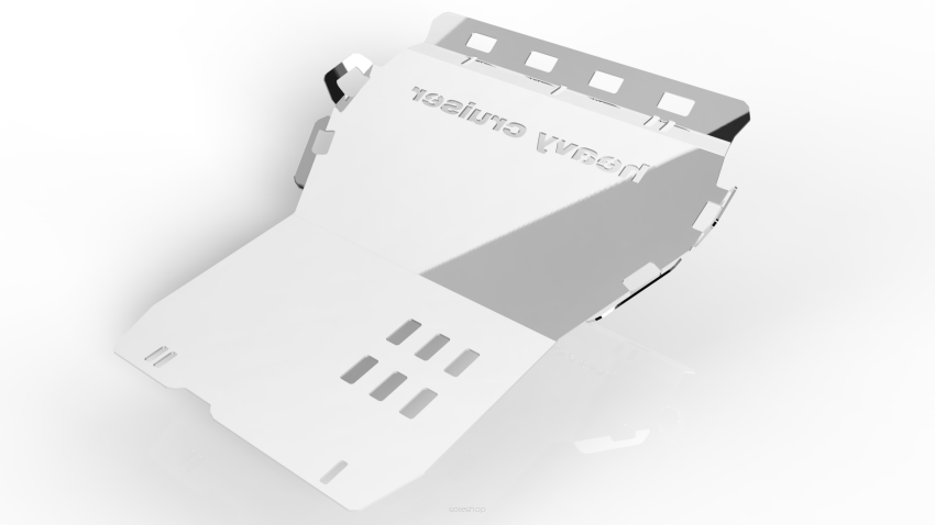 Osłona chłodnic, silnika i przedniego mostu OFFROAD Toyota Land Cruiser 100 J100  4.7 V8 1998-2007 aluminiowa