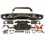 Zderzak aluminiowy przód z bull barem i płytą pod wyciągarkę OFD - 2