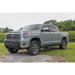 Progi, stopnie boczne czarne Rough Country Oval Nerf Steps Crew Cab - 6