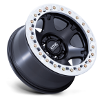 Felga aluminiowa KM238 VI BEADLOCK Satin Black W/ Machined Ring KMC - 2