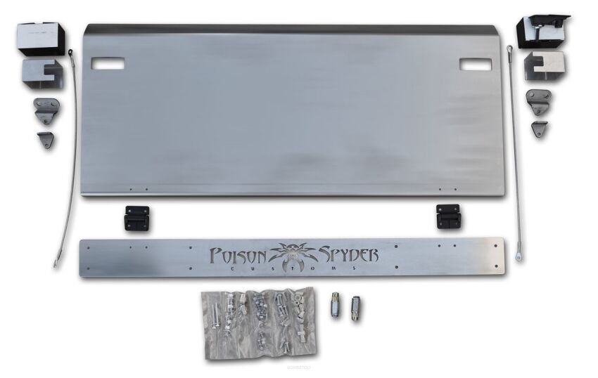 Tylna klapa aluminiowa POISON SPYDER - Jeep Wrangler TJ