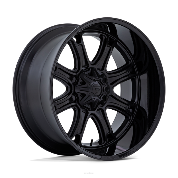 Felga aluminiowa DARKSTAR Matte Black W/ Gloss Black Lip FUEL