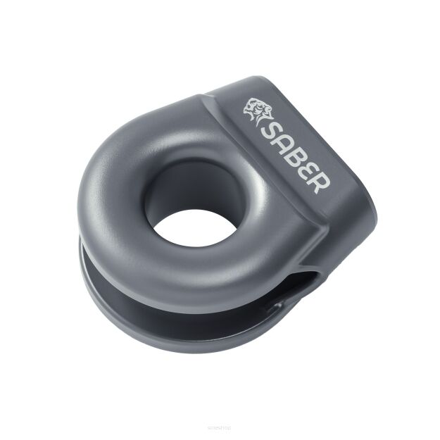 6061 Aluminium Spliced Winch Thimble UPDATED DESIGN  - Cerakote Grey