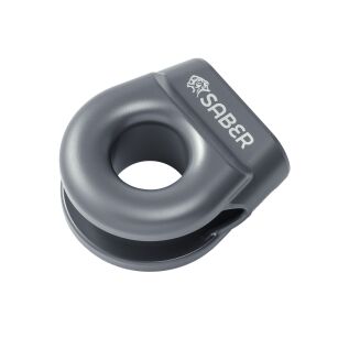 6061 Aluminium Spliced Winch Thimble UPDATED DESIGN  - Cerakote Grey