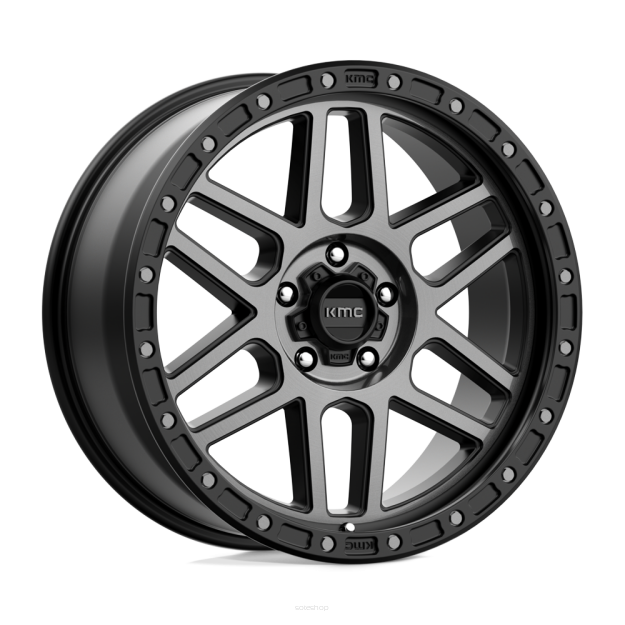 Felga aluminiowa KM544 MESA Satin Black W/ Gray Tint KMC