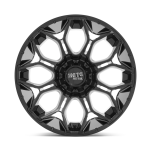 Felga aluminiowa MO808 SNIPER Gloss Black Milled MOTO METAL - 3