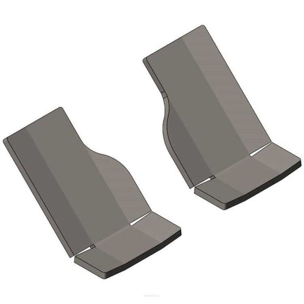 Płyty osłonowe dolnych wahaczy przód Clayton