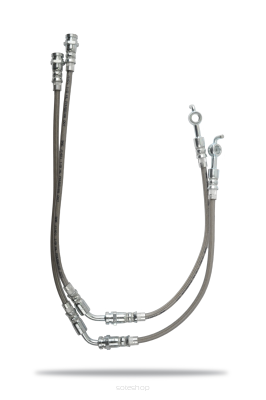 Pedders Extended Braided Brake Hose Kit