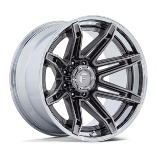 Felga aluminiowa FC401 BRAWL Platinum W/ Chrome Lip FUEL