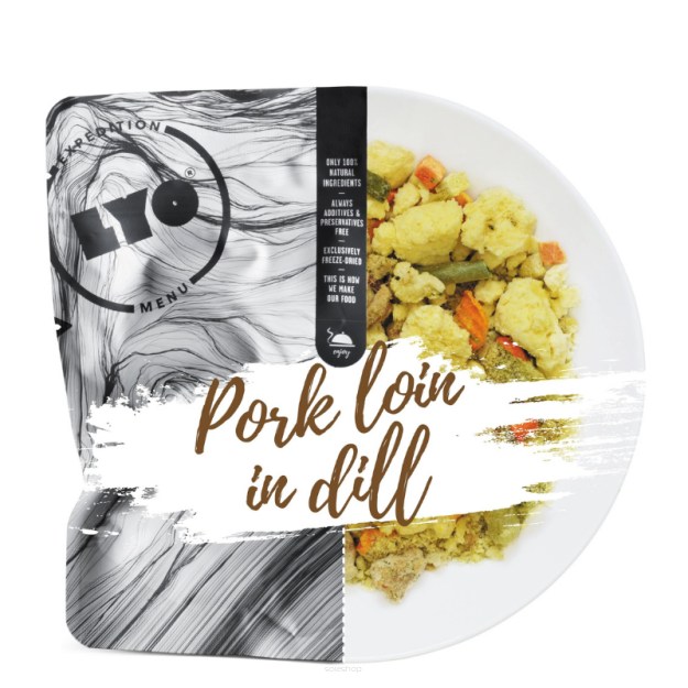 Wieprzowina z ziemniakami w sosie koperkowym 370g liofilizat Lyofood