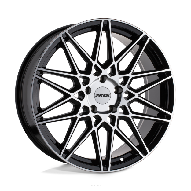 Felga aluminiowa P3C Gloss Black W/ Machined Face PETROL